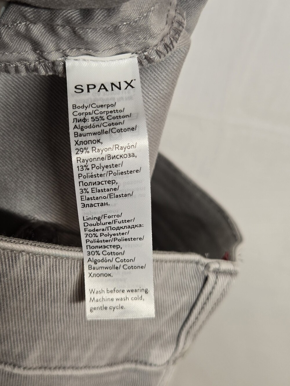SPANX Light Gray Women's Bermuda Shorts-Size M - Picture 3 of 8